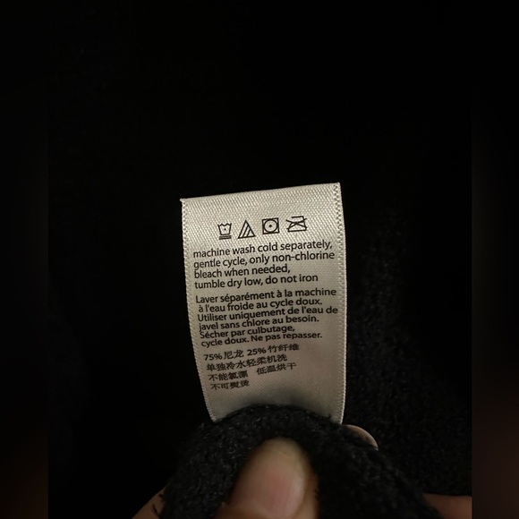 Barefoot Dreams Cozy Chic Lite Cliffside Wrap Cardigan O/S Black Graphite - Picture 4 of 9